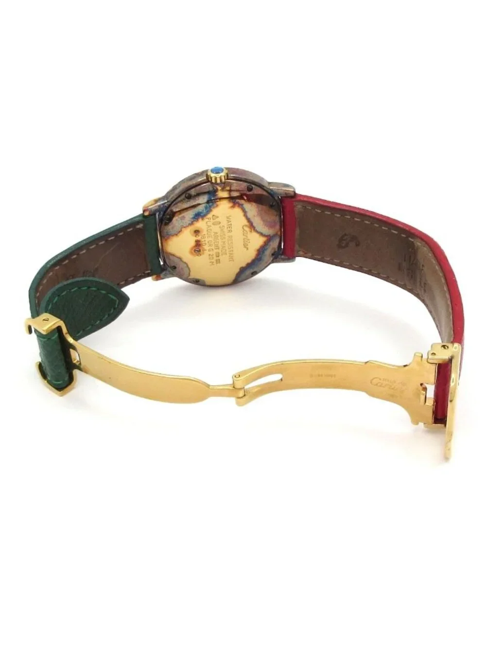 Cartier Watch Must 2 Ronde 925 Leather White